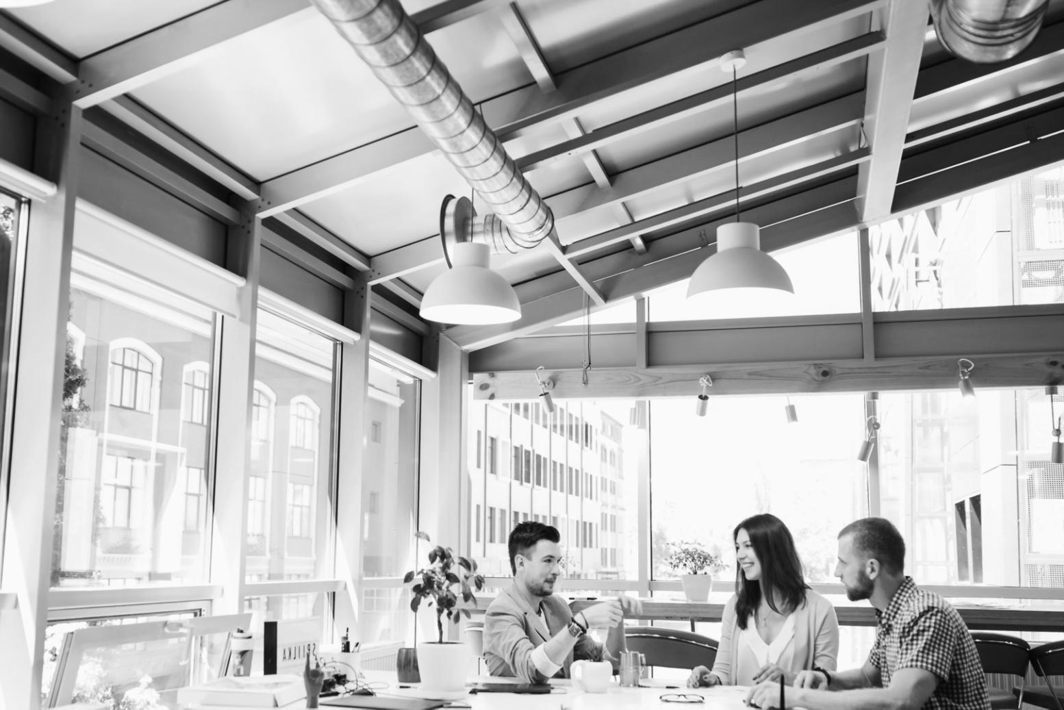 Beratungsgespräch mit Unternehmenskunden